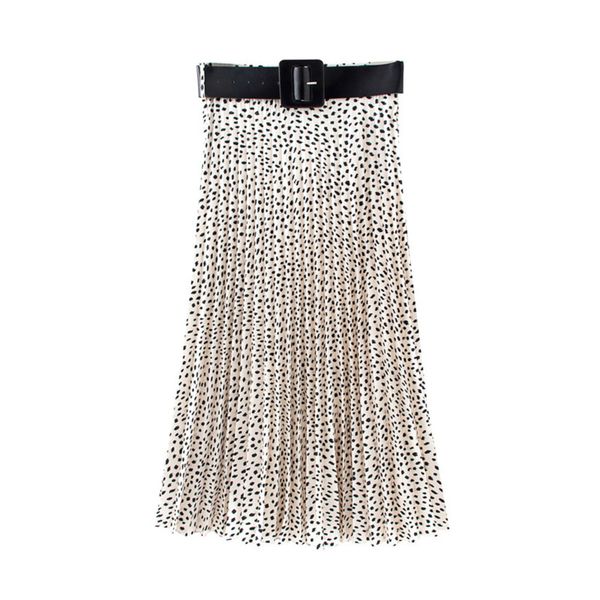 vintage leopard print pleated skirts women casual sash belt skirt streetwear high waist ladies midi skirts q1209, Black
vintage leopard print pleated skirts women casual sash belt skirt streetwear high waist ladies midi skirts q1209, Black