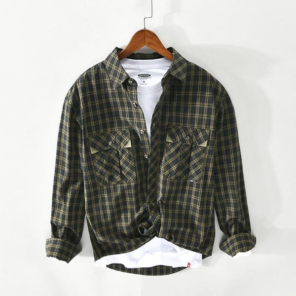 men's casual shirts japan harajuku style spring fall trendy vintage plaid long sleeve pockets lapel men 100% premium cotton blouses ma, White;black
men's casual shirts japan harajuku style spring fall trendy vintage plaid long sleeve pockets lapel men 100% premium cotton blouses ma, White;black