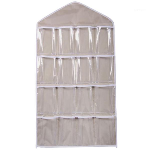 16pockets clear hanging bag socks bra underwear rack hanger storage organizer#w1
16pockets clear hanging bag socks bra underwear rack hanger storage organizer#w1