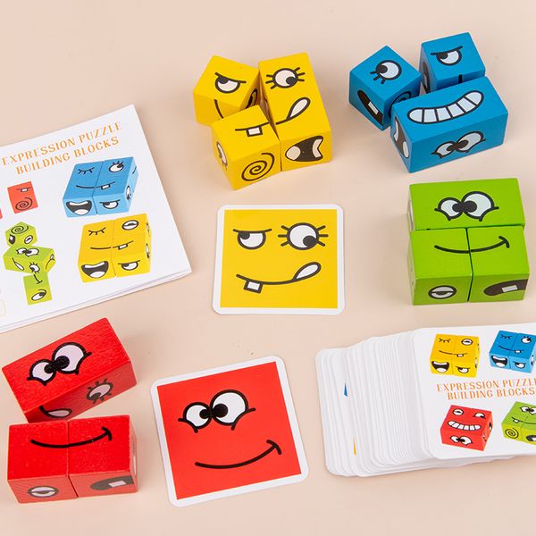 children's face changing building block magic cube puzzle toy 3 you cry i laugh tablegame 6 parent child interaction concentration
children's face changing building block magic cube puzzle toy 3 you cry i laugh tablegame 6 parent child interaction concentration