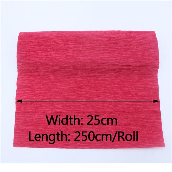 25*250cm 1 roll colorful tissue wrinkles paper rolls diy flower making material paper for wedding party christmas de bbyhln
25*250cm 1 roll colorful tissue wrinkles paper rolls diy flower making material paper for wedding party christmas de bbyhln