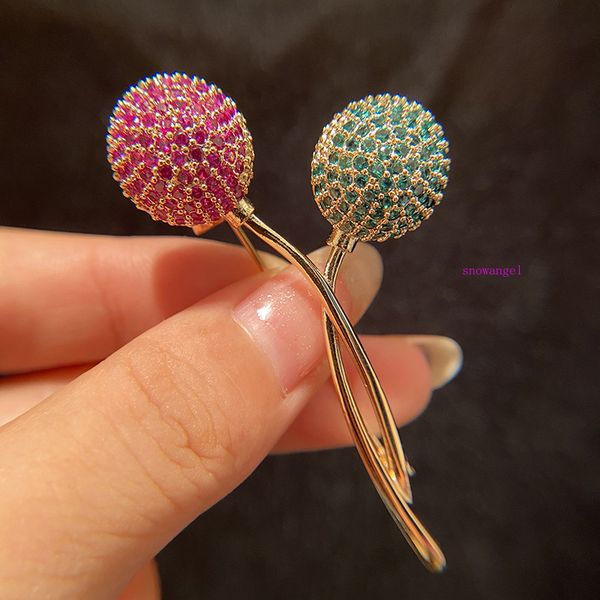 high-endcolorful red and green ball brooch three dimensional luxury full diamond net red accessories suit pin ins fashionable personality, Silver
high-endcolorful red and green ball brooch three dimensional luxury full diamond net red accessories suit pin ins fashionable personality, Silver