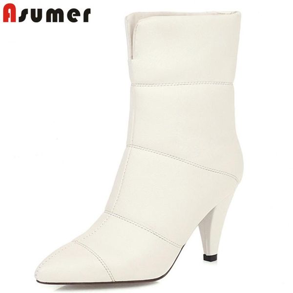 boots asumer 2021 arrival winter female keep warm pointed toe high heels dress shoes simple fashion ankle women, Black
boots asumer 2021 arrival winter female keep warm pointed toe high heels dress shoes simple fashion ankle women, Black
