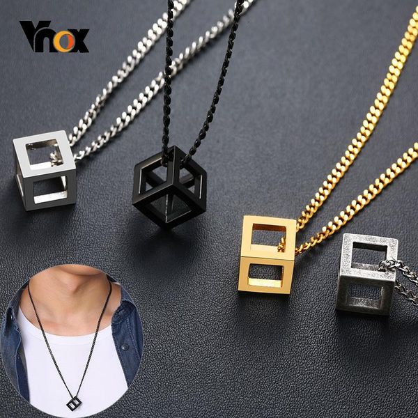 vnox специального куб форма подвеска для мужчин промышленного стиля мужчину ожерелье из нержавеющей стали повседневных ювелирных изделий с 2, Silver
vnox специального куб форма подвеска для мужчин промышленного стиля мужчину ожерелье из нержавеющей стали повседневных ювелирных изделий с 2, Silver