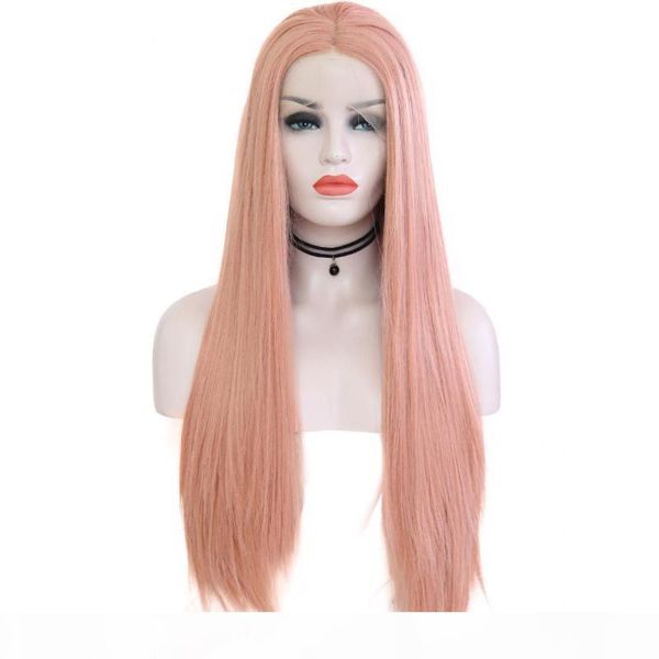 synthetic lace front wig high temperature hair pink wigs for women natural straight hair lace wig with baby hair, Black
synthetic lace front wig high temperature hair pink wigs for women natural straight hair lace wig with baby hair, Black