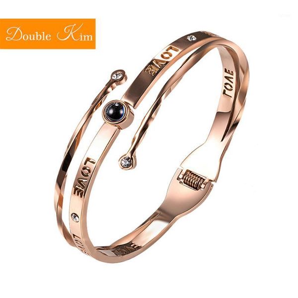 100 languages i love you bracelet titanium stainless steel material bangles rose gold color bracelet women fine trendy jewelry1, White
100 languages i love you bracelet titanium stainless steel material bangles rose gold color bracelet women fine trendy jewelry1, White