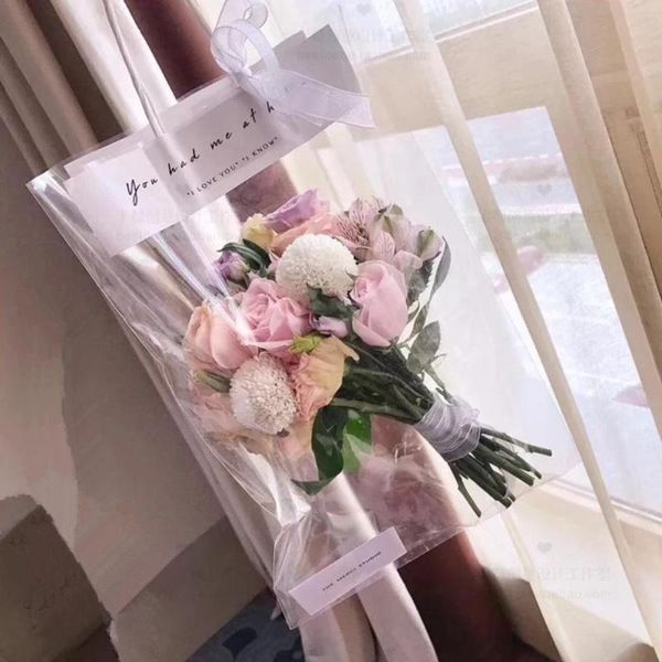 gift wrap 10pcs/lot pvc waterproof tote clear flower bag florist decoration bouquet portable transparent collocation packaging handbag
gift wrap 10pcs/lot pvc waterproof tote clear flower bag florist decoration bouquet portable transparent collocation packaging handbag