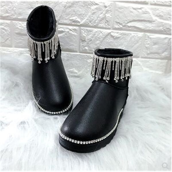 2020 snow leather proof dwaterproof water flat shortened tube cotton boots with women's shoes rgfk, Black
2020 snow leather proof dwaterproof water flat shortened tube cotton boots with women's shoes rgfk, Black