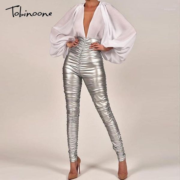 tobinoone high waist pants bodycon silver pencil causal pants autumn female slim women trousers pleated fashion1, Black;white
tobinoone high waist pants bodycon silver pencil causal pants autumn female slim women trousers pleated fashion1, Black;white