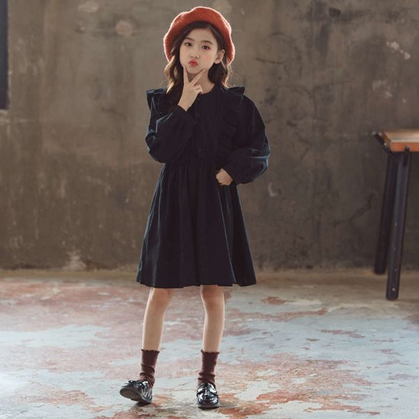 children's korean 2020 ruffle new version drs sve black waist long round neck big swing girl's skirt 7fm4, Red;yellow
children's korean 2020 ruffle new version drs sve black waist long round neck big swing girl's skirt 7fm4, Red;yellow