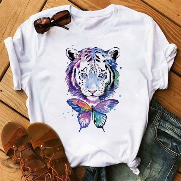 new watercolor tiger printe tshirt women summer short sleeve tee casual graphic tshirt female harajuku kawaii shirts, White
new watercolor tiger printe tshirt women summer short sleeve tee casual graphic tshirt female harajuku kawaii shirts, White