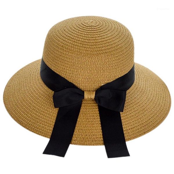 women's straw hat collapsible sun hat beach travel sunscreen fisherman panama khaki1, Blue;gray 
women's straw hat collapsible sun hat beach travel sunscreen fisherman panama khaki1, Blue;gray