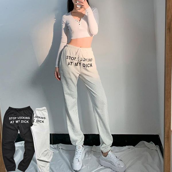 slooking at my dick sweatpants letter print pants women black cotton joggers high waist cargo trouser casual loose hip hop, Black;white
slooking at my dick sweatpants letter print pants women black cotton joggers high waist cargo trouser casual loose hip hop, Black;white