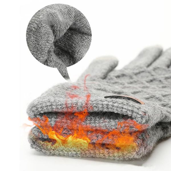 Winter Men Knitted Gloves Touch Screen High Quality Male Mitten Thicken Warm Wool Cashmere Solid Men Business Gloves Autumn, Blue;gray
Winter Men Knitted Gloves Touch Screen High Quality Male Mitten Thicken Warm Wool Cashmere Solid Men Business Gloves Autumn, Blue;gray