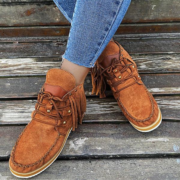 women keep warm boots leather winter shoes woman plush snow boots warm flat fringed lace-up ankle outdoor footwear, Black
women keep warm boots leather winter shoes woman plush snow boots warm flat fringed lace-up ankle outdoor footwear, Black