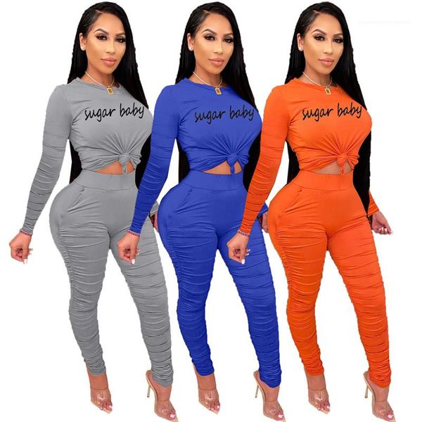 solid color stacked pants casual sport tracksuits fashion female clothing autumn letter print 2 piece set, Gray
solid color stacked pants casual sport tracksuits fashion female clothing autumn letter print 2 piece set, Gray