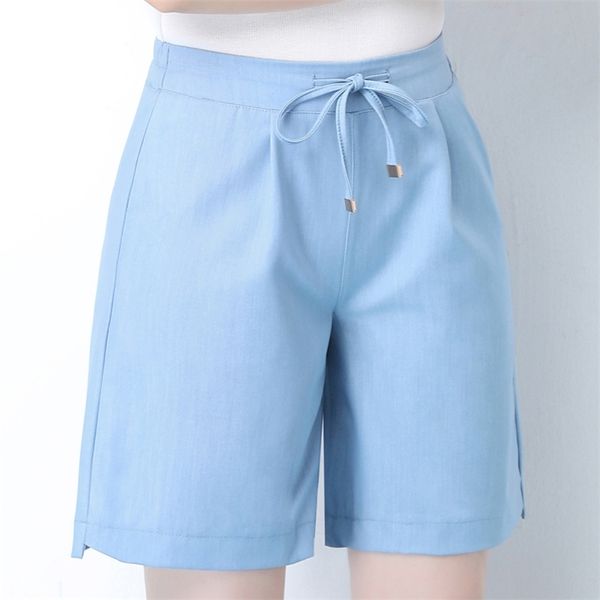 oumengka summer 2020 blue casual women shorts high elastic waist solid ladies jeans shorts pocket blet loose shorts s-4xl t200701, White;black
oumengka summer 2020 blue casual women shorts high elastic waist solid ladies jeans shorts pocket blet loose shorts s-4xl t200701, White;black
