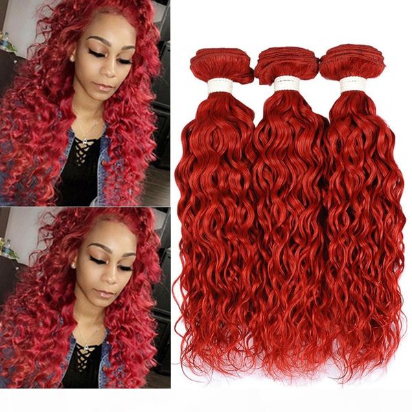 red hair bundles wet and wavy human hair weaves bright red peruvian water wave virgin hair extensions red colored double wefts 3pcs lot, Black
red hair bundles wet and wavy human hair weaves bright red peruvian water wave virgin hair extensions red colored double wefts 3pcs lot, Black