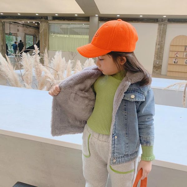 down coat toddler kids girls turndown collar faux furs fleece warm thick denim, Blue;gray
down coat toddler kids girls turndown collar faux furs fleece warm thick denim, Blue;gray