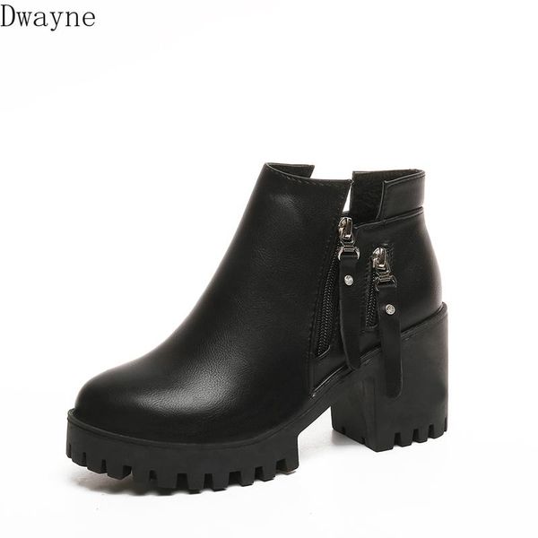 boots 2021 thick with high-shoes casual women's side zipper round head spring and autumn, Black
boots 2021 thick with high-shoes casual women's side zipper round head spring and autumn, Black