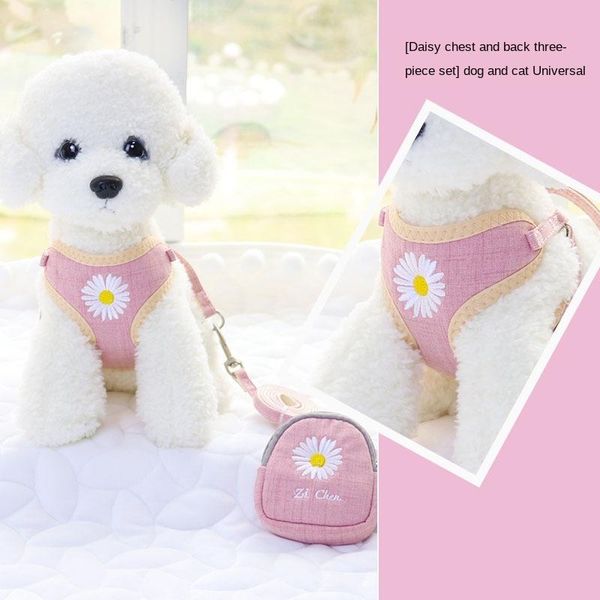 pet accessories cat embroidery flower dog 120cm lead rope teddy pomerang pet dog cat lead rope harness and leash set
pet accessories cat embroidery flower dog 120cm lead rope teddy pomerang pet dog cat lead rope harness and leash set