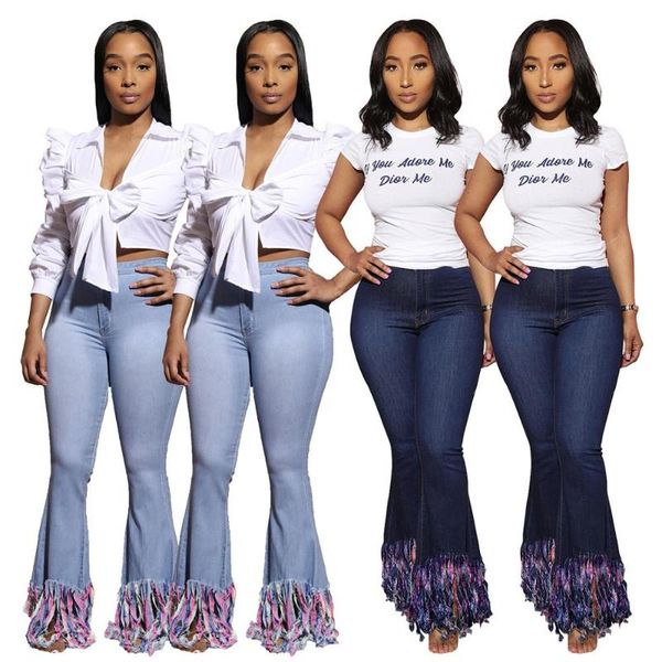 2020 woman trousers denim autumn winter casual streetwear slim tassels, Black;white
2020 woman trousers denim autumn winter casual streetwear slim tassels, Black;white