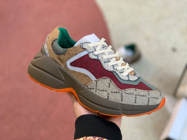 2021 mens women outdoor sport shoes rhyton vintage trainers sneakers retro do old designer luxury walking leather casual shoe, Black
2021 mens women outdoor sport shoes rhyton vintage trainers sneakers retro do old designer luxury walking leather casual shoe, Black