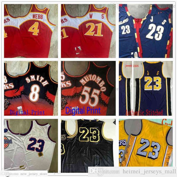 real stitched retro basketball mitchell and ness 4 spud james webb jerseys authentic embroidery quality jersey digital print 55 dikembe 8 st, Black;red
real stitched retro basketball mitchell and ness 4 spud james webb jerseys authentic embroidery quality jersey digital print 55 dikembe 8 st, Black;red
