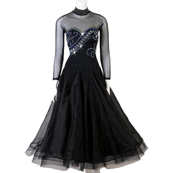 stage wear 2021 ballroom competition dance dress women tango waltz standard modern costumes, Black;red
stage wear 2021 ballroom competition dance dress women tango waltz standard modern costumes, Black;red