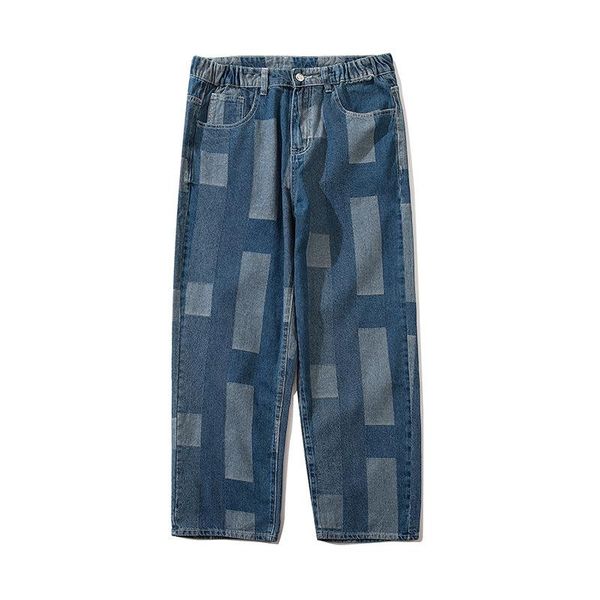 men's wear , autumn and winter new men's jeans loose straight big size dad grid wide-legged casual trousers, Blue
men's wear , autumn and winter new men's jeans loose straight big size dad grid wide-legged casual trousers, Blue