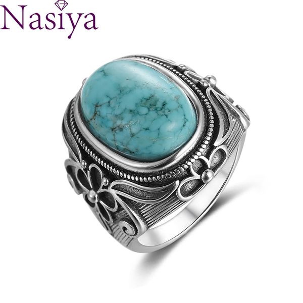 natural turquoise ring lady 925 silver jewelry retro party ring 11x17mm large ellipse gem gift wholesale 201218
natural turquoise ring lady 925 silver jewelry retro party ring 11x17mm large ellipse gem gift wholesale 201218