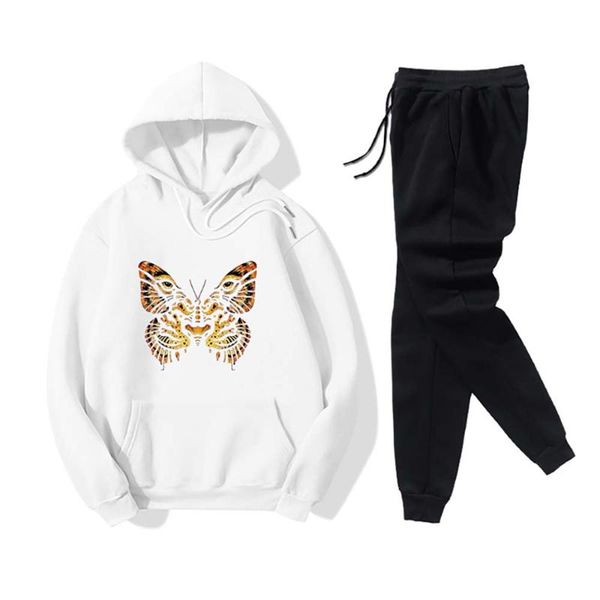women's tracksuits vicabo fashion tiger pattern butterfly hoodies and sweatpants women two piece set autumn spring graphic outfits 2pcs, Gray
women's tracksuits vicabo fashion tiger pattern butterfly hoodies and sweatpants women two piece set autumn spring graphic outfits 2pcs, Gray
