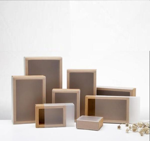 9 sizes kraft black white gift packaging box with window kraft carton paper gift paper box wit sqcfwl dh_seller2010
9 sizes kraft black white gift packaging box with window kraft carton paper gift paper box wit sqcfwl dh_seller2010