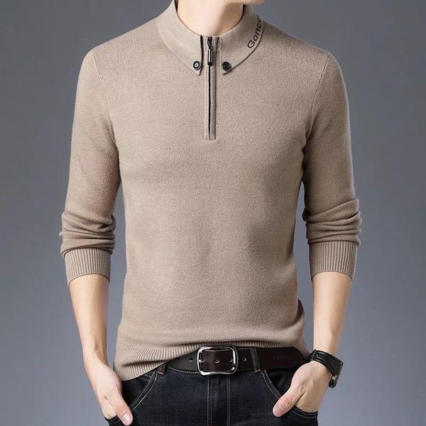 men clothes winter men clothing pullover turn-down collar keep warm knit sweater mens casual black slim fit thicken streewear, White;black
men clothes winter men clothing pullover turn-down collar keep warm knit sweater mens casual black slim fit thicken streewear, White;black