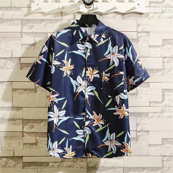 shirts men hawaiian shirt summer turn down collar short sleeve print casual lapel summer shirt men blusa camisa social masculina1, White;black
shirts men hawaiian shirt summer turn down collar short sleeve print casual lapel summer shirt men blusa camisa social masculina1, White;black