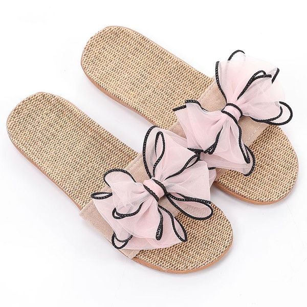 2021 agesea women flax home sandals summer bow-knot soft floor woman indoor slides flats house shoes cute linen sandals, Black
2021 agesea women flax home sandals summer bow-knot soft floor woman indoor slides flats house shoes cute linen sandals, Black