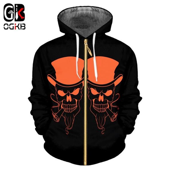 ogkb new fashion men/women 3d zipper hoodies smoke skull print hooded black sweatshirts hoody hip hop male plus size jacket
ogkb new fashion men/women 3d zipper hoodies smoke skull print hooded black sweatshirts hoody hip hop male plus size jacket