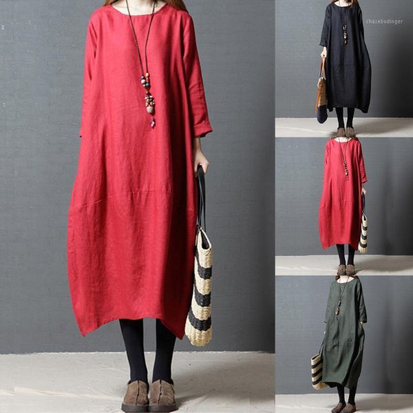 nibesser 2019 korean baggy maxi dress women fashion cotton linen vestidos autumn retro casual solid long dresses plus size -2xl1, Black;gray
nibesser 2019 korean baggy maxi dress women fashion cotton linen vestidos autumn retro casual solid long dresses plus size -2xl1, Black;gray