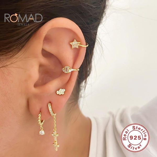 hoop & huggie romad women tassel double chain cross earrings 925 sterling silver round micro-inlaid zircon jewelry bijoux femme, Golden;silver
hoop & huggie romad women tassel double chain cross earrings 925 sterling silver round micro-inlaid zircon jewelry bijoux femme, Golden;silver