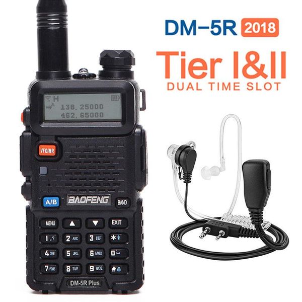 2020 baofeng dm-5r plus tier1 tier2 digital walkie talkie dmr two-way radio vhf/uhf +acoustic acoustic tube headset
2020 baofeng dm-5r plus tier1 tier2 digital walkie talkie dmr two-way radio vhf/uhf +acoustic acoustic tube headset