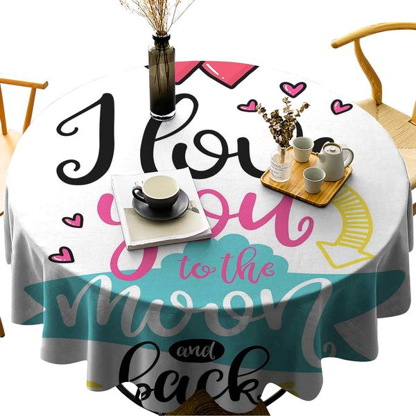 round tablecloth for kitchen dining tablei love you to the moon and back valentines motivational quote partners design
round tablecloth for kitchen dining tablei love you to the moon and back valentines motivational quote partners design
