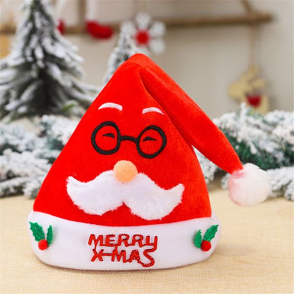christmas velvet children embroidered santa wear glass red merry xmas party hat dha1938
christmas velvet children embroidered santa wear glass red merry xmas party hat dha1938