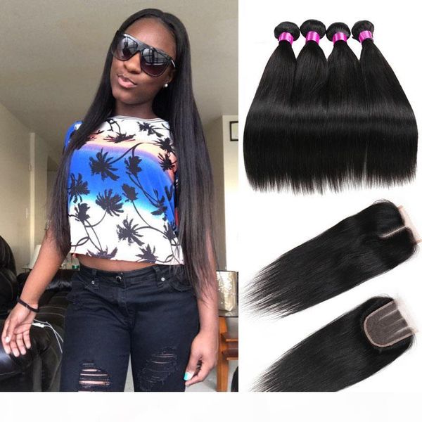 brazilian virgin hair bundles with closure peruvian straight hair weaves with closure human hair bundle lace closure, Black
brazilian virgin hair bundles with closure peruvian straight hair weaves with closure human hair bundle lace closure, Black