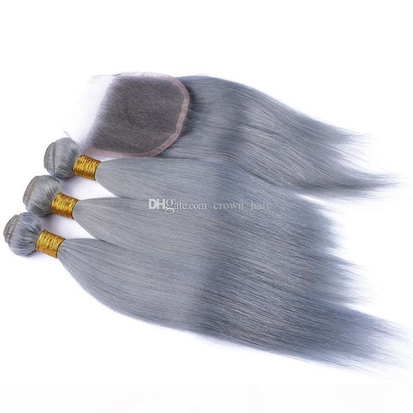 new arrival silky straight #grey pure color virgin hair bundles with lace frontal 4 pcs lot brazilian grey virgin hair weaves, Black
new arrival silky straight #grey pure color virgin hair bundles with lace frontal 4 pcs lot brazilian grey virgin hair weaves, Black