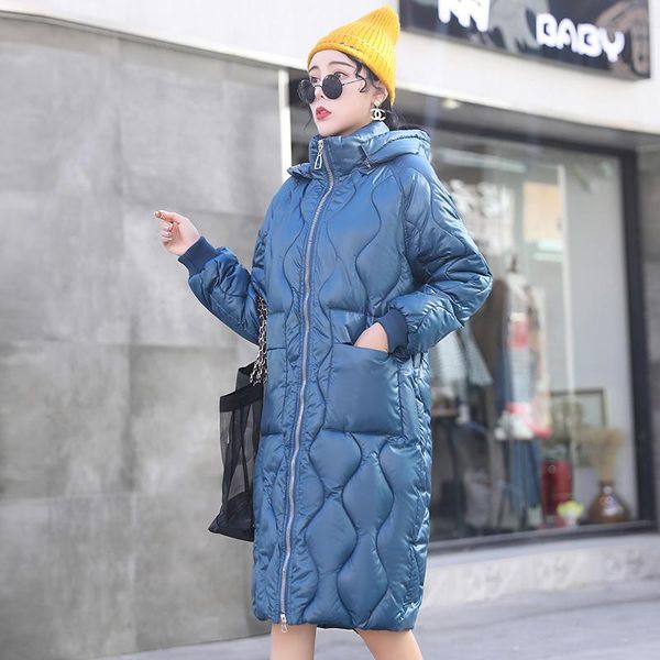 2020 new fashion glossy parka elegant winter jacket women casual solid color parka coat female office lady, Black
2020 new fashion glossy parka elegant winter jacket women casual solid color parka coat female office lady, Black