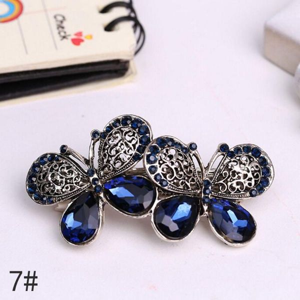 hair accessories 1 pcs fashion vintage women's crystal rhinestone flower metals pins barrette butterfly clip hairpin, Slivery;white
hair accessories 1 pcs fashion vintage women's crystal rhinestone flower metals pins barrette butterfly clip hairpin, Slivery;white