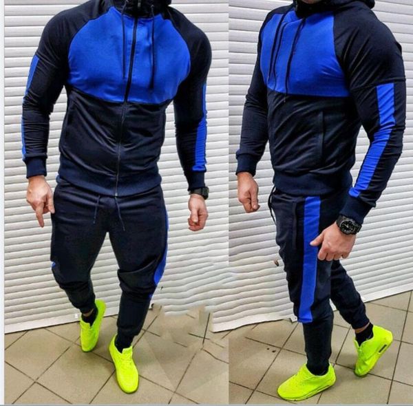 casual joggers mens tracksuits 2 pieces sets autumn hooded+pants camouflage suit gym zipper sportswear sweat suits men's clothes, Gray
casual joggers mens tracksuits 2 pieces sets autumn hooded+pants camouflage suit gym zipper sportswear sweat suits men's clothes, Gray