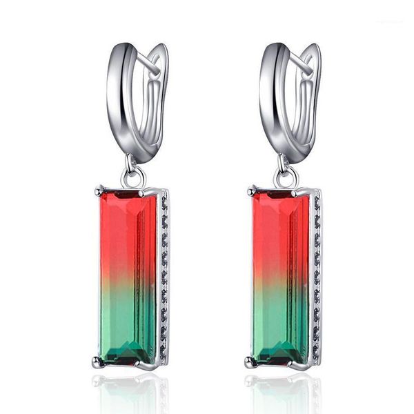 new fashion gradient zircon drop earrings square tourmaline zirconia gem cz dangle earrings for women fine jewelry gifts1, Silver
new fashion gradient zircon drop earrings square tourmaline zirconia gem cz dangle earrings for women fine jewelry gifts1, Silver