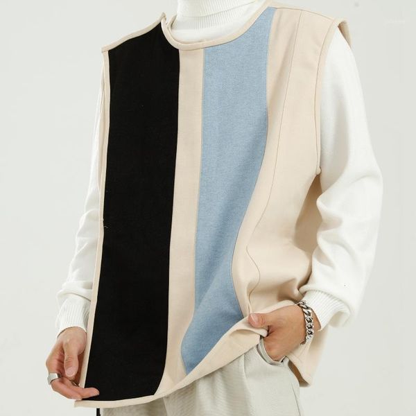 male autumn new waistcoat vest outerwear men vintage casual vest sleeveless jacket1, Black;white
male autumn new waistcoat vest outerwear men vintage casual vest sleeveless jacket1, Black;white