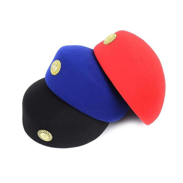 berets drum team beret hat for women air stewardess cosplay hats woolen music party cap modern dance festival supplies, Blue;gray
berets drum team beret hat for women air stewardess cosplay hats woolen music party cap modern dance festival supplies, Blue;gray